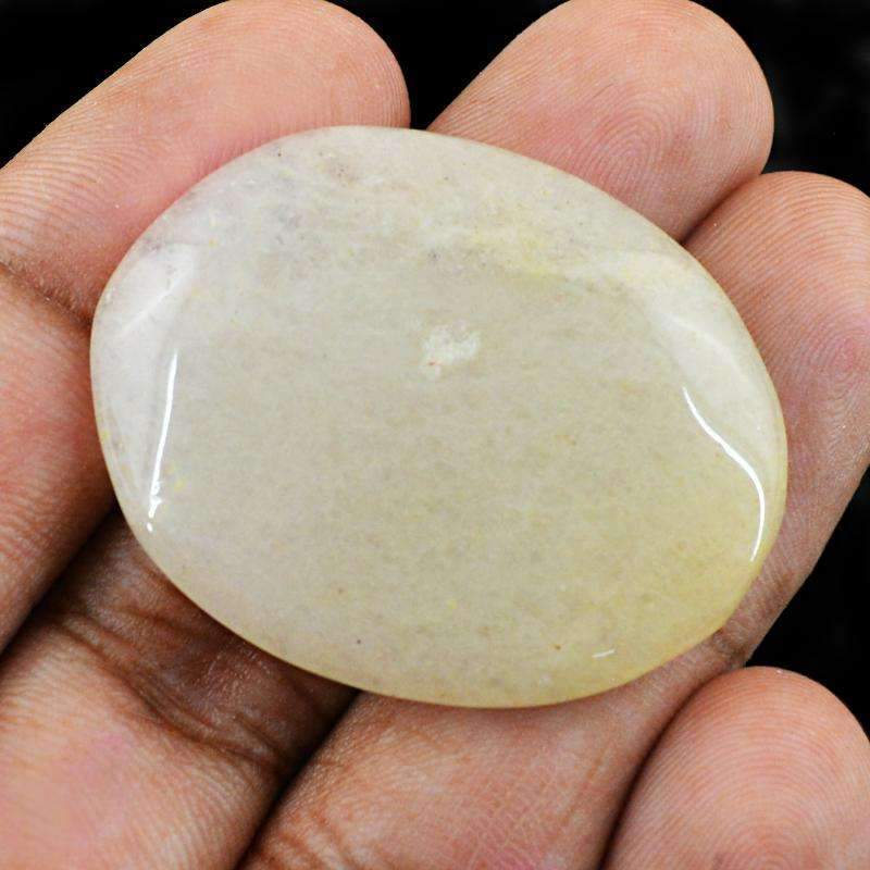 gemsmore:Yellow Aventurine Gemstone Natural Oval Shape